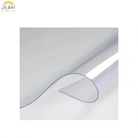 اشتري رول نايلون مشمع شفاف PVC سماكة 0.15 ملم - ارتفاع 140 سم الاصلي من الطربال منتجات الشحن و التغليف 